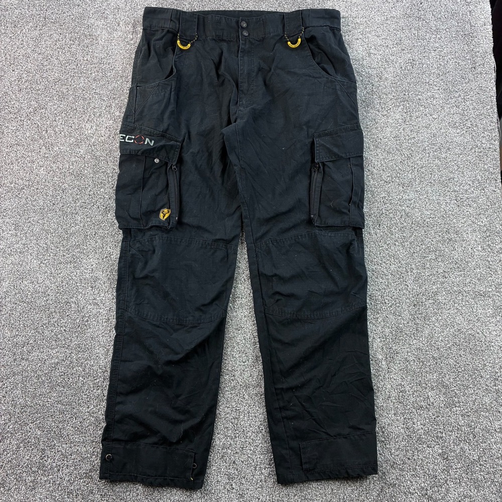 Scent Shield Recon Cargo Pants Mens XL Black Cotton Ripstop Tactical Hunting